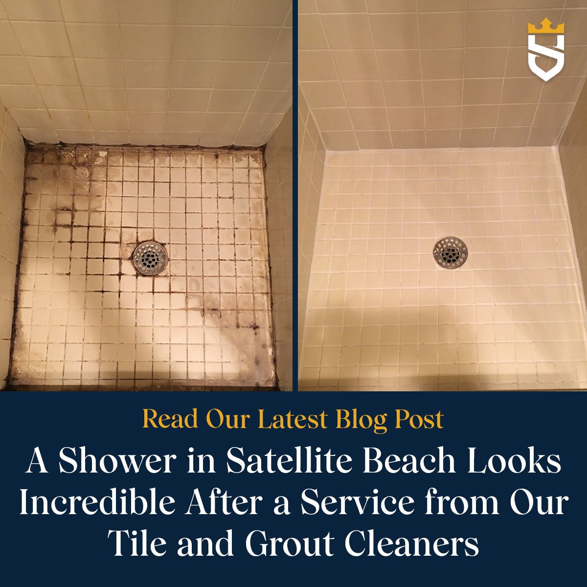 A Shower in Satellite Beach Looks Incredible After a Service from Our Tile and Grout Cleaners